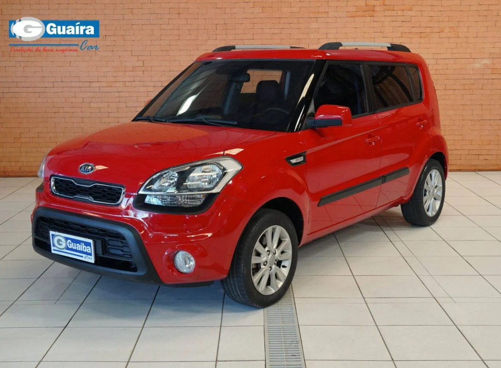 Kia SOUL EX 1.6 FF MT - Vermelho - 2012